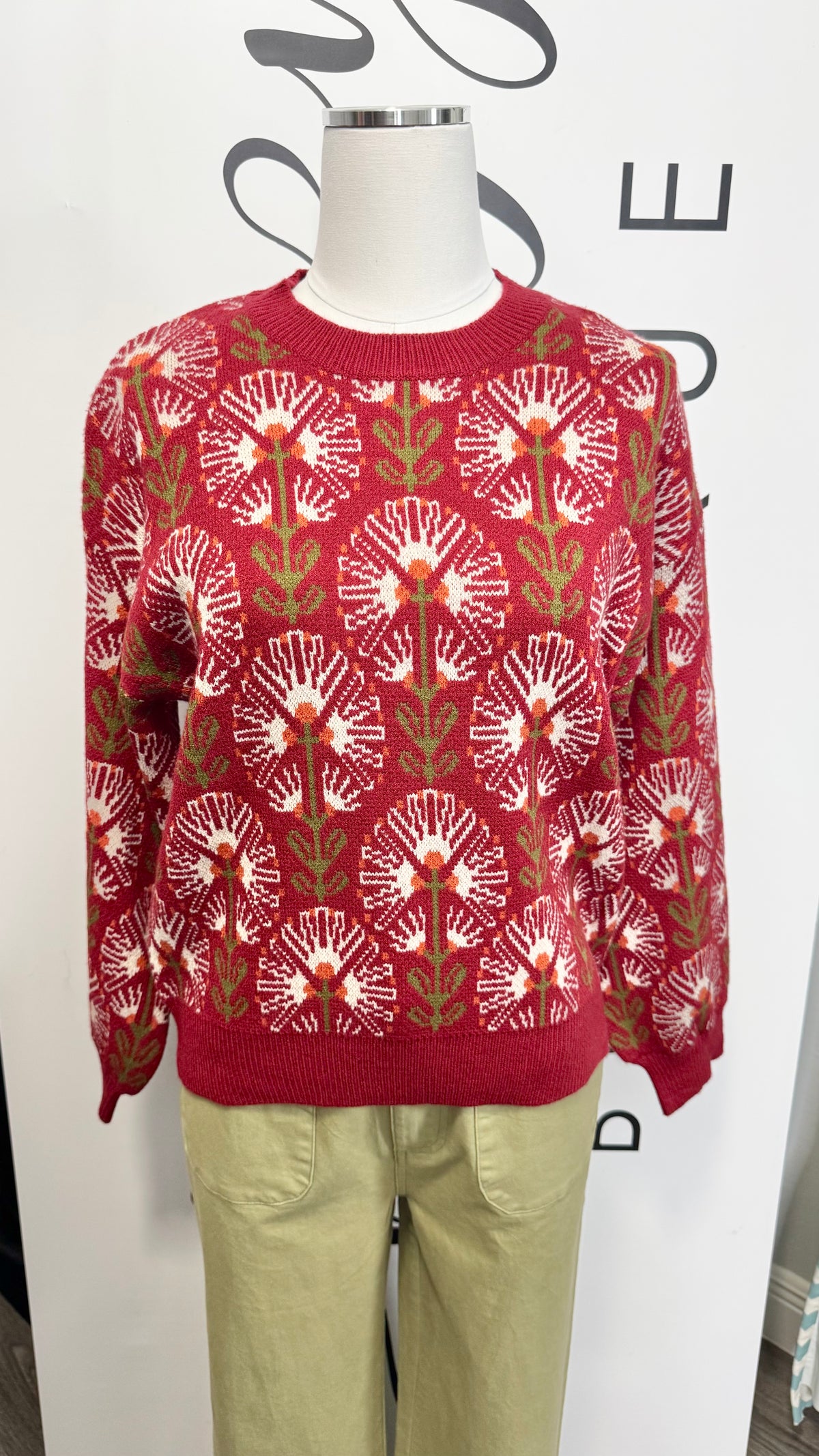The Jaime Sweater - Red