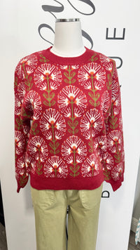 The Jaime Sweater - Red
