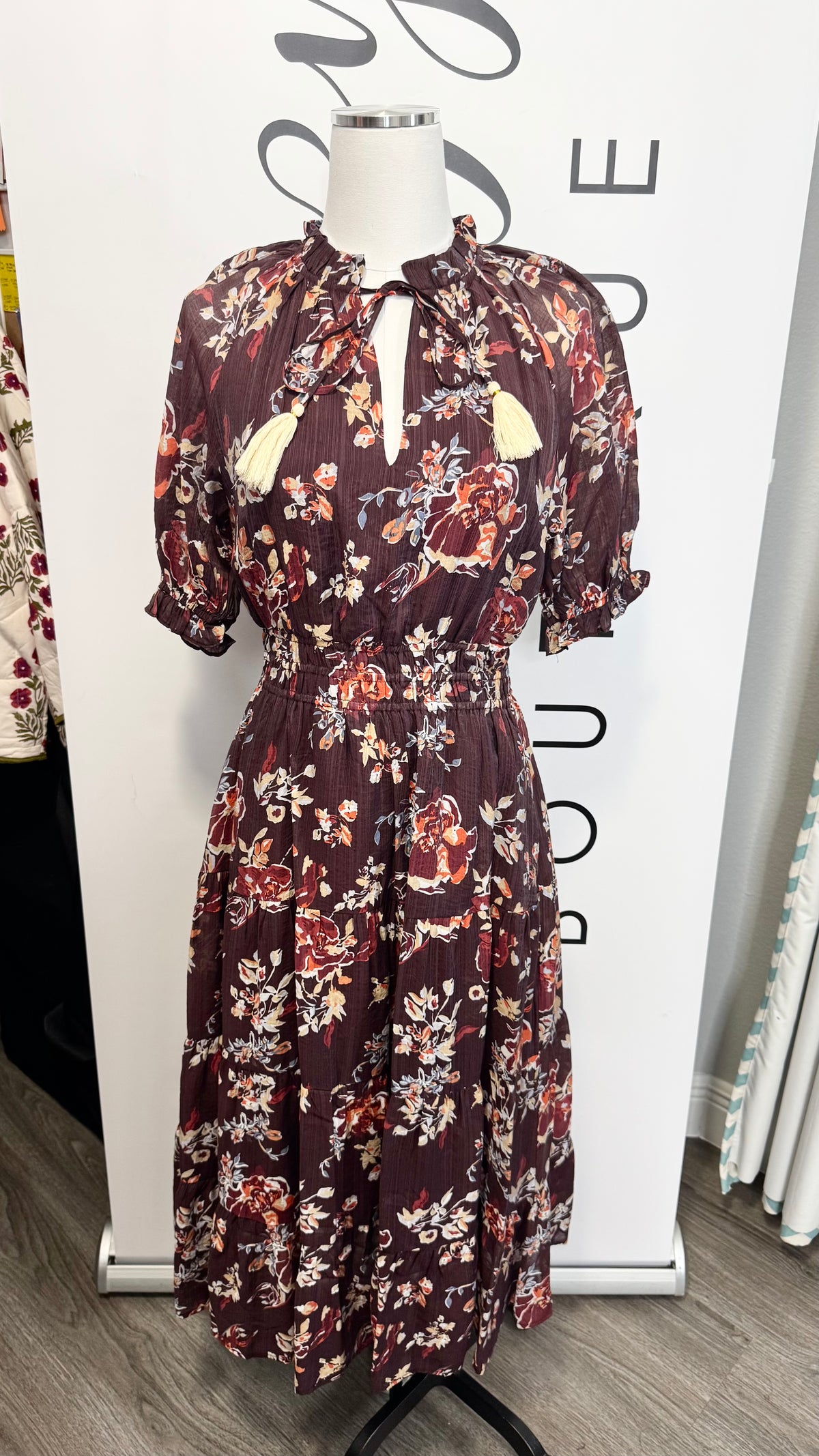 The Kara Dress - Burgundy