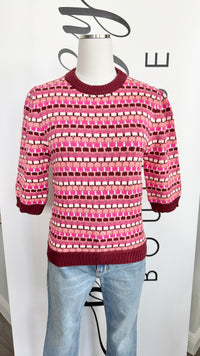 The Jill Sweater - Burgundy