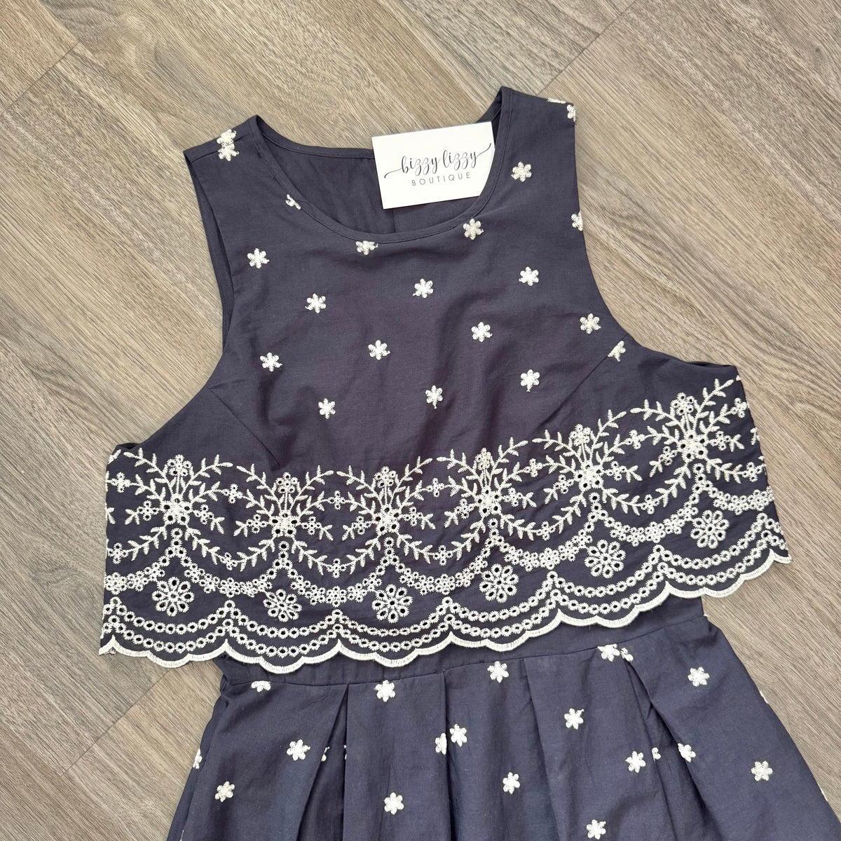 The Janie Dress - Navy