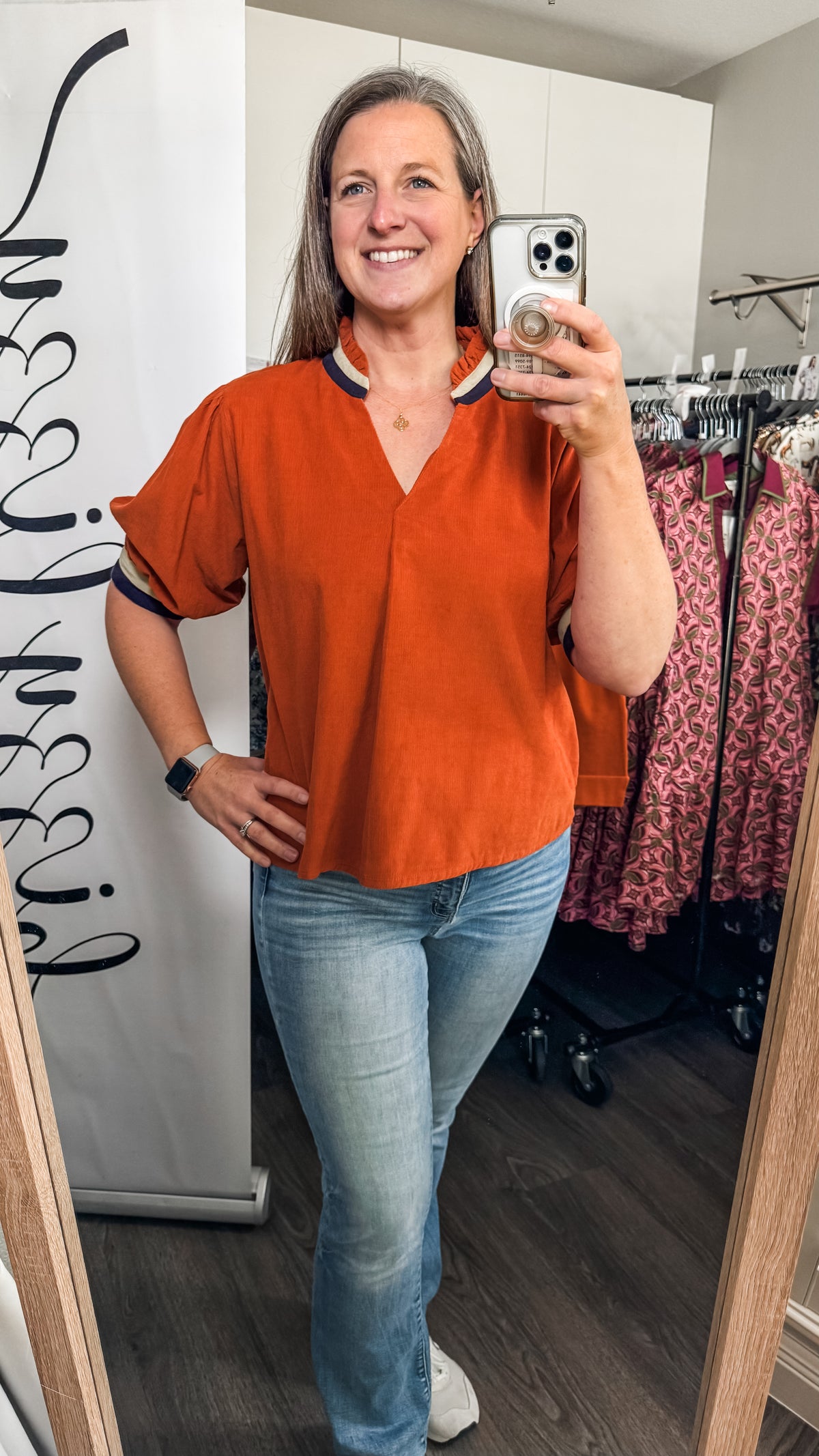 The Varsity Top - Orange