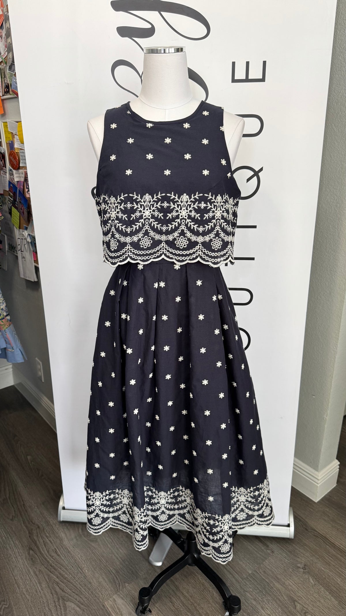 The Janie Dress - Navy