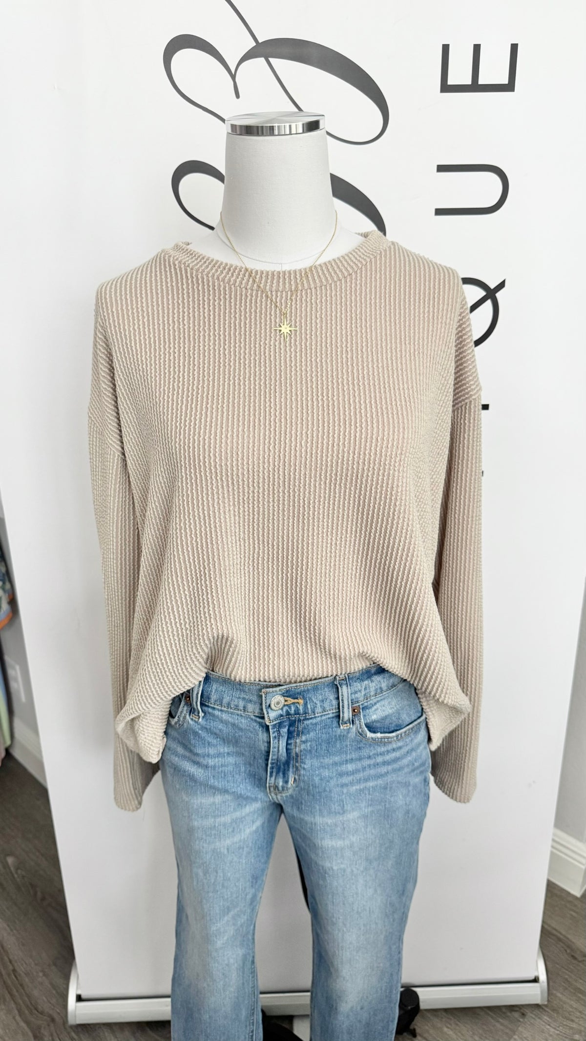 The Retreat Top - Taupe