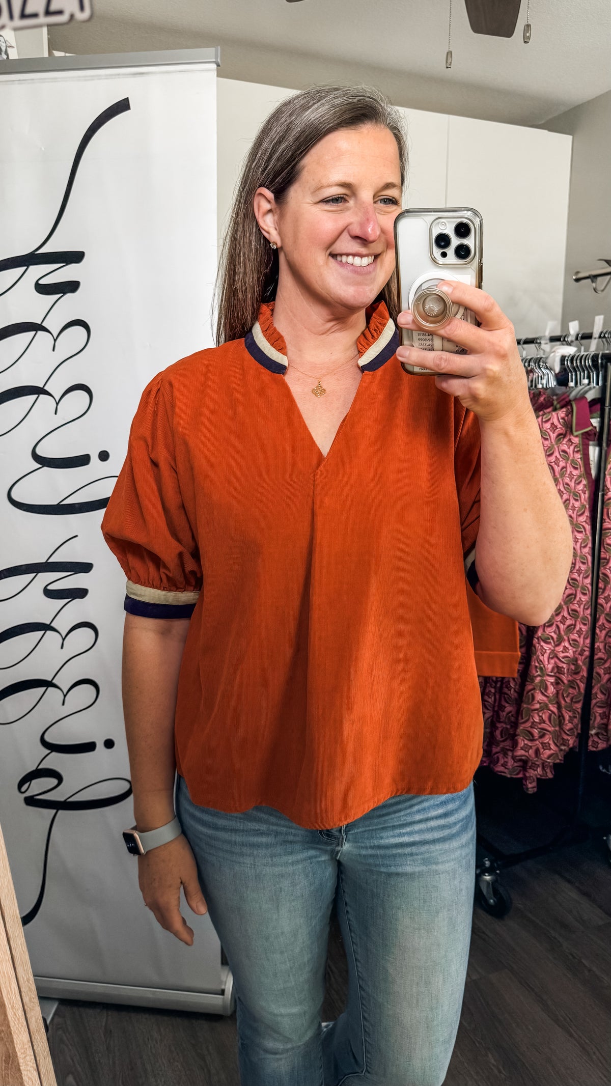 The Varsity Top - Orange