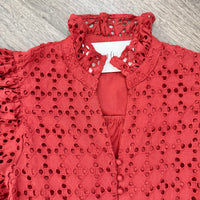 The Michelle Dress - Rust Orange