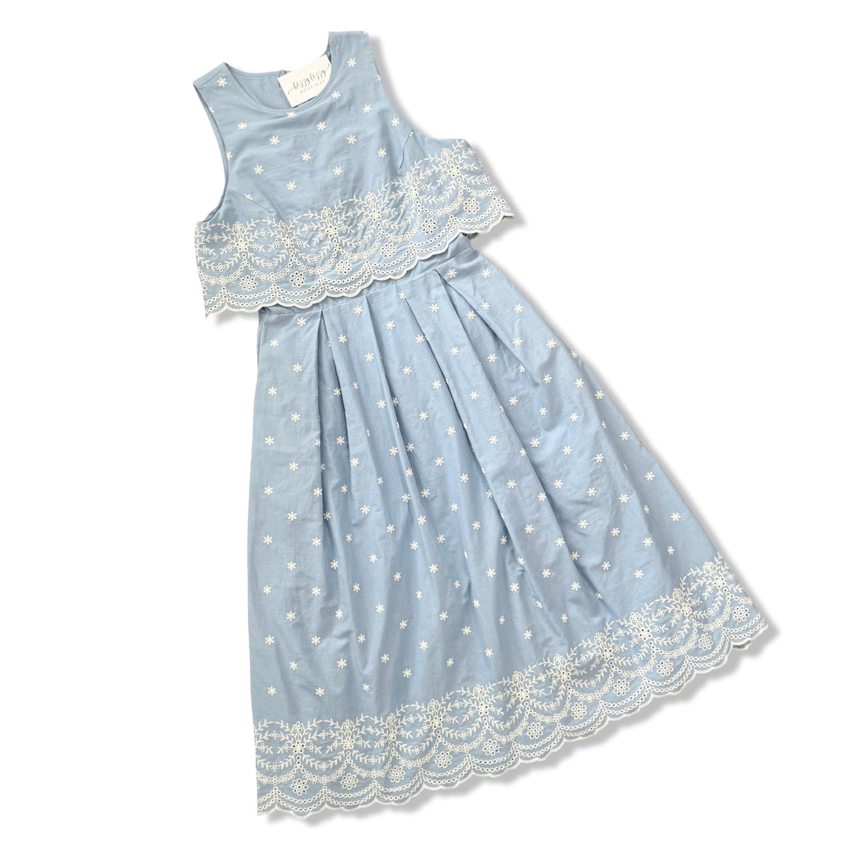 The Janie Dress - Light Blue