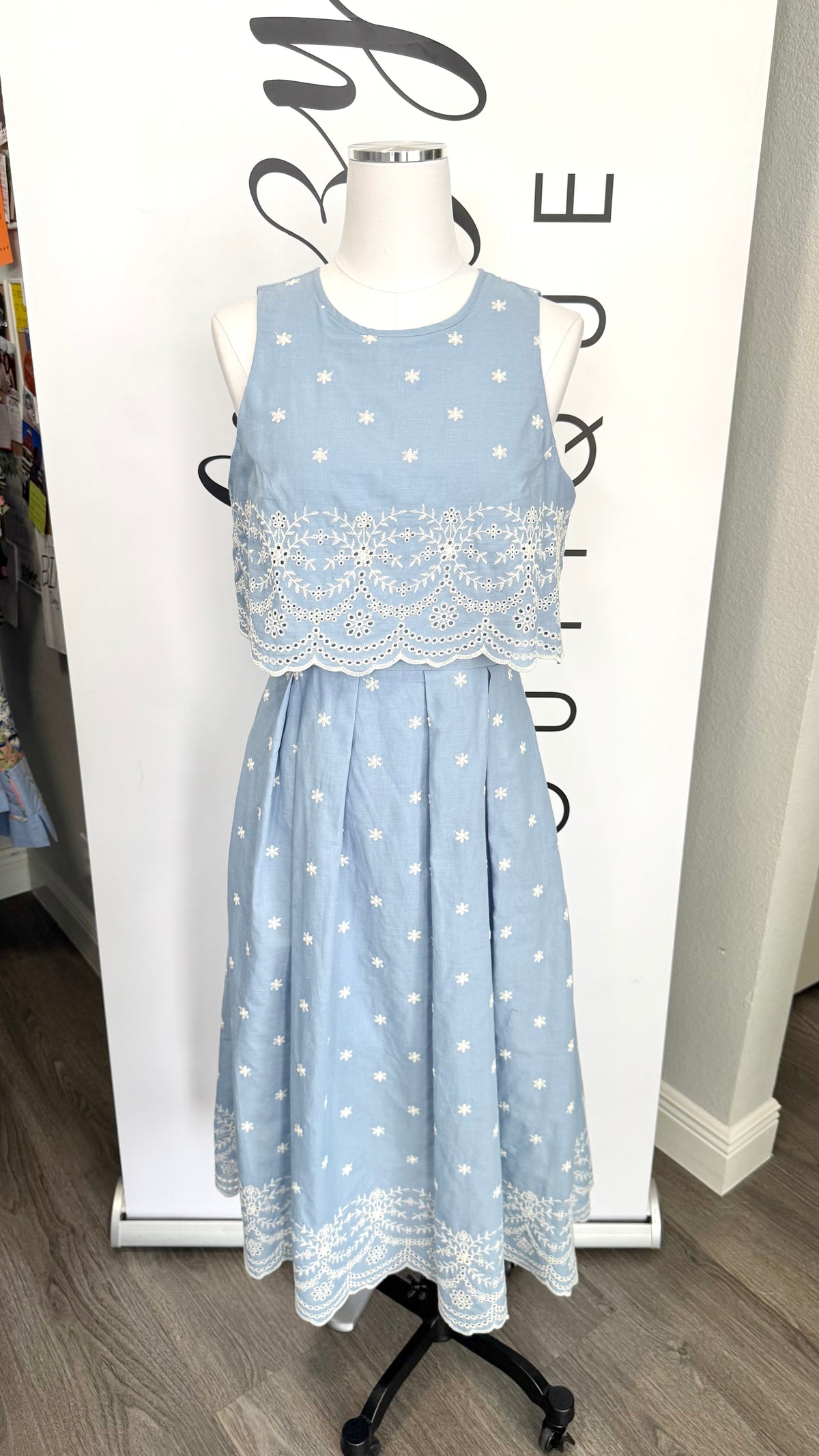 The Janie Dress - Light Blue
