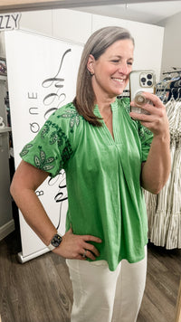 The Emerson Top - Green