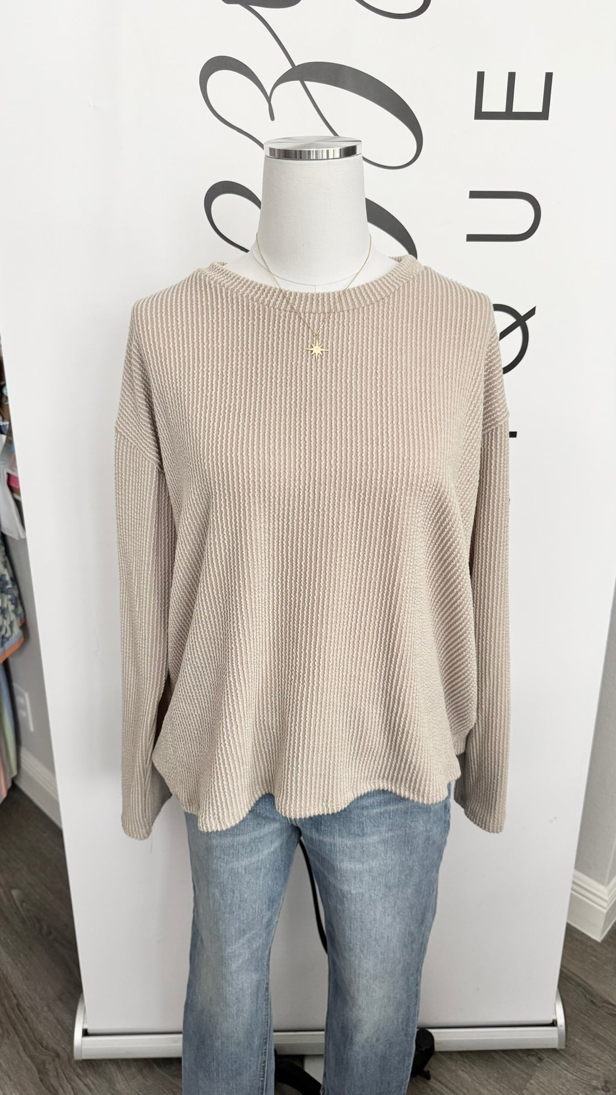 The Retreat Top - Taupe