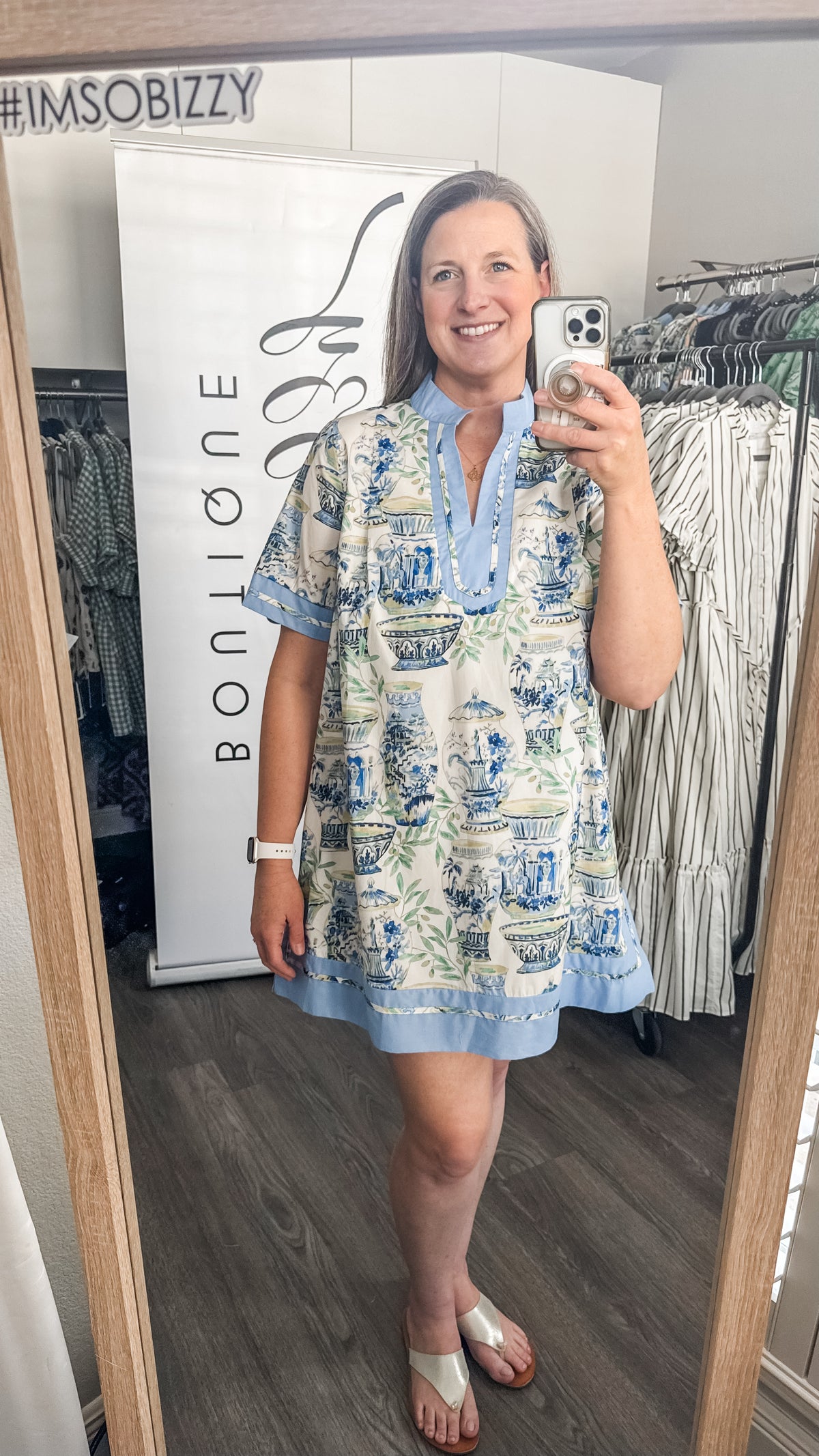 The Allison Dress - Blue