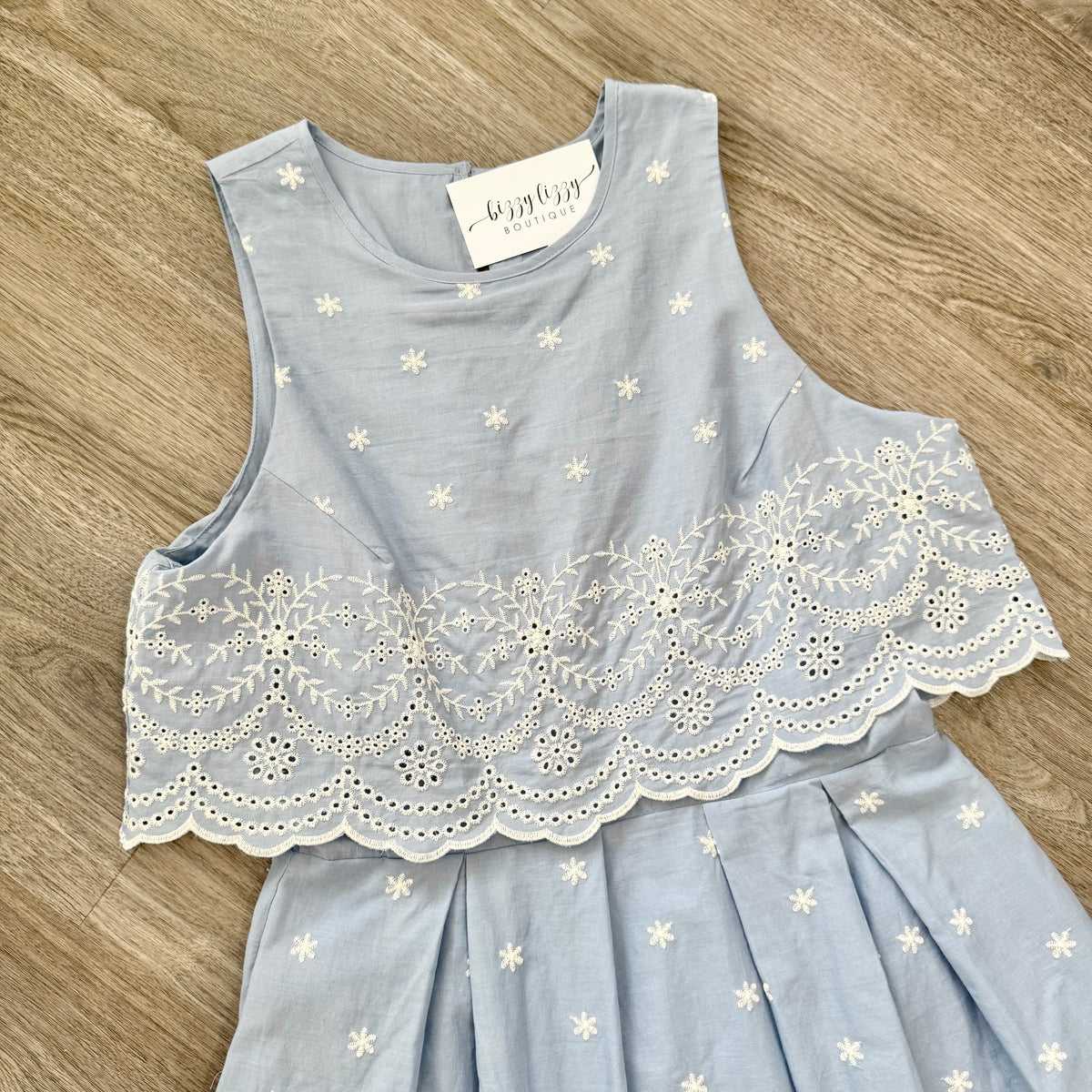 The Janie Dress - Light Blue