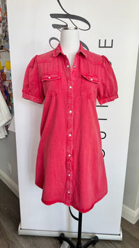 Annie Dress Layerz Red Mannequin