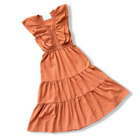 Birdie Dress Burnt Orange Dress THML