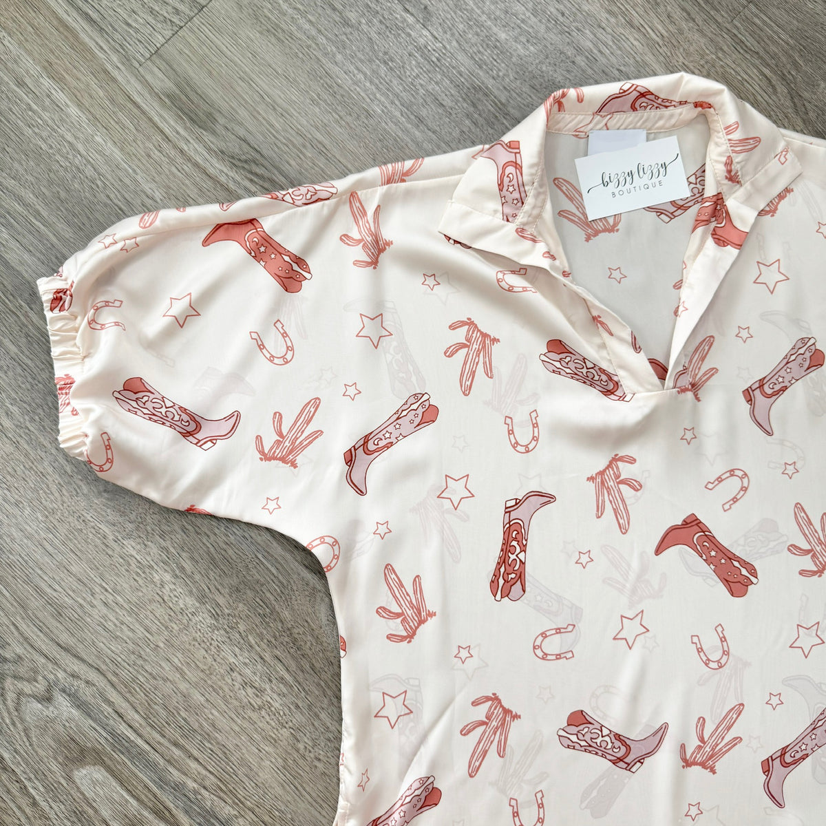 Boot Print Texas Top 