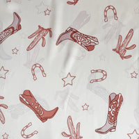 Boot Print Texas Top Print Close Up