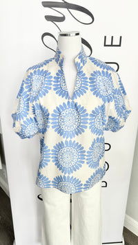 The Olivia Top - Light Blue