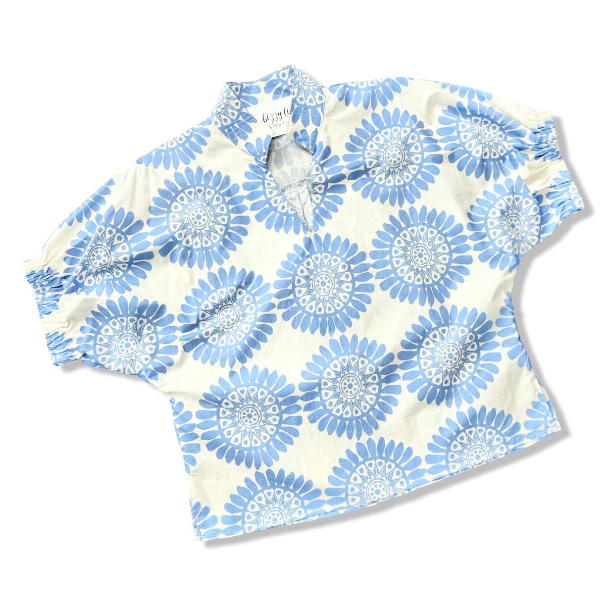 The Olivia Top - Light Blue