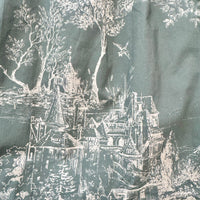 Catherine Sage Green Dress Umgee Print Detail