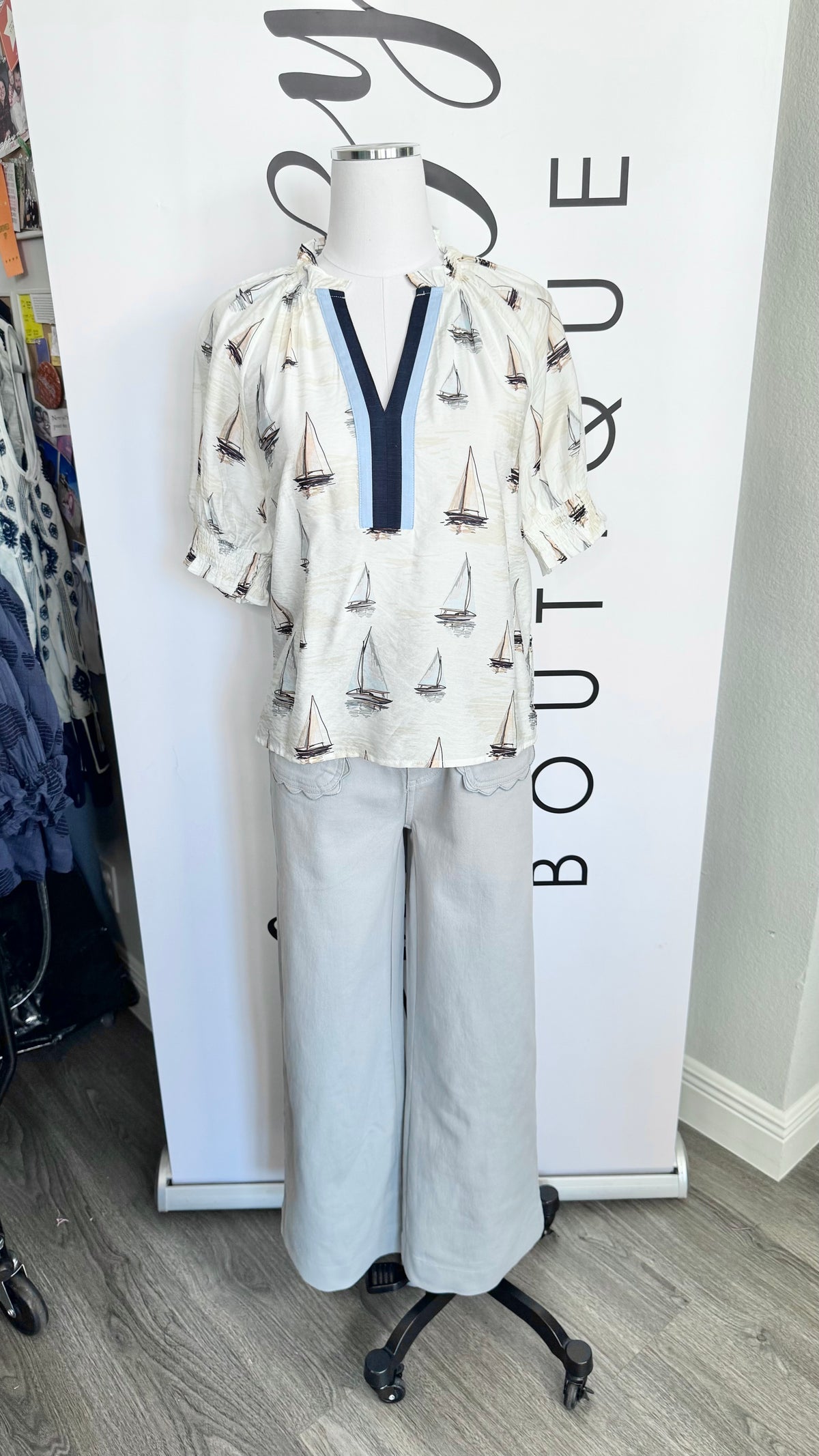 Corinthian Sailboat THML Top Mannequin 2