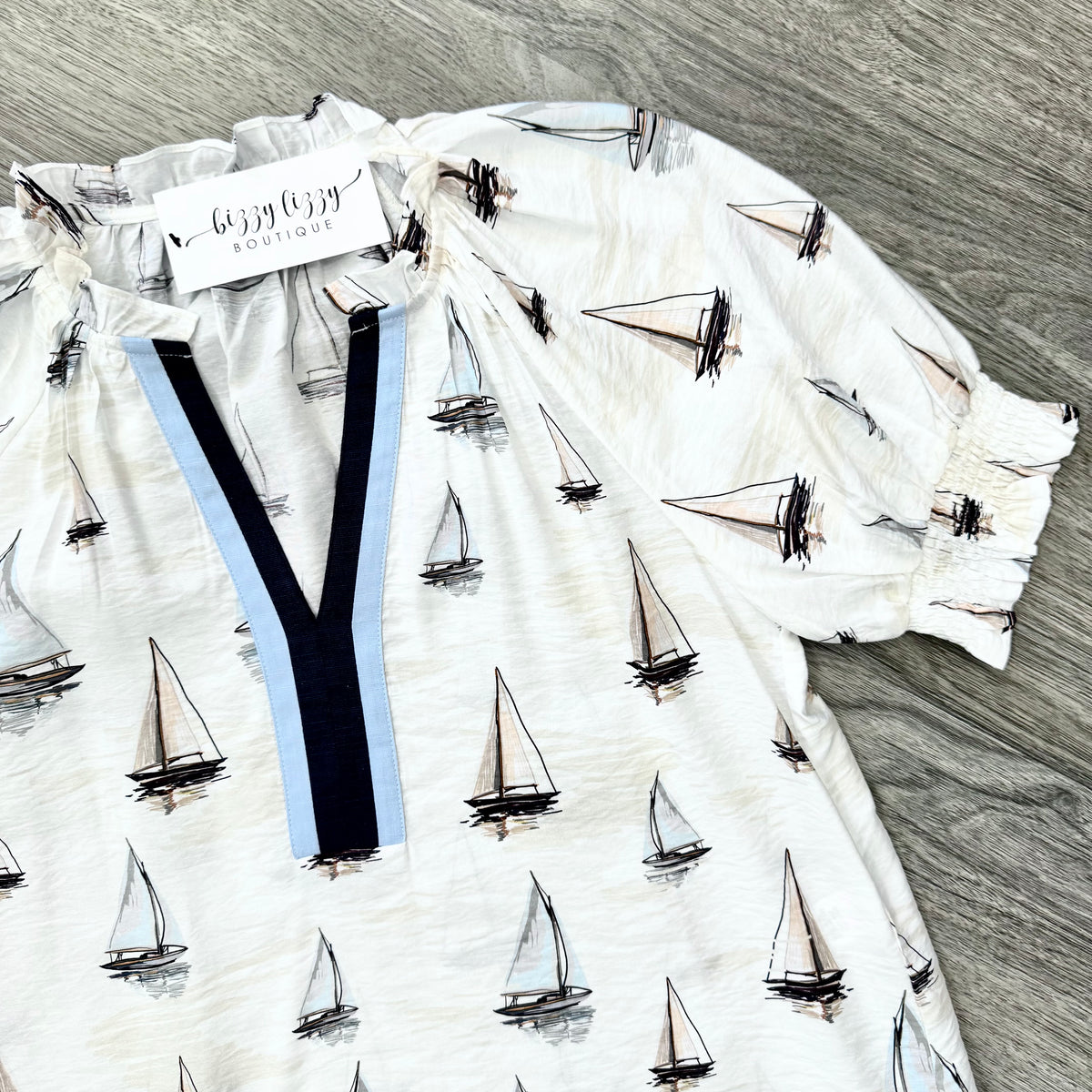 Corinthian Sailboat THML Top Sleeve