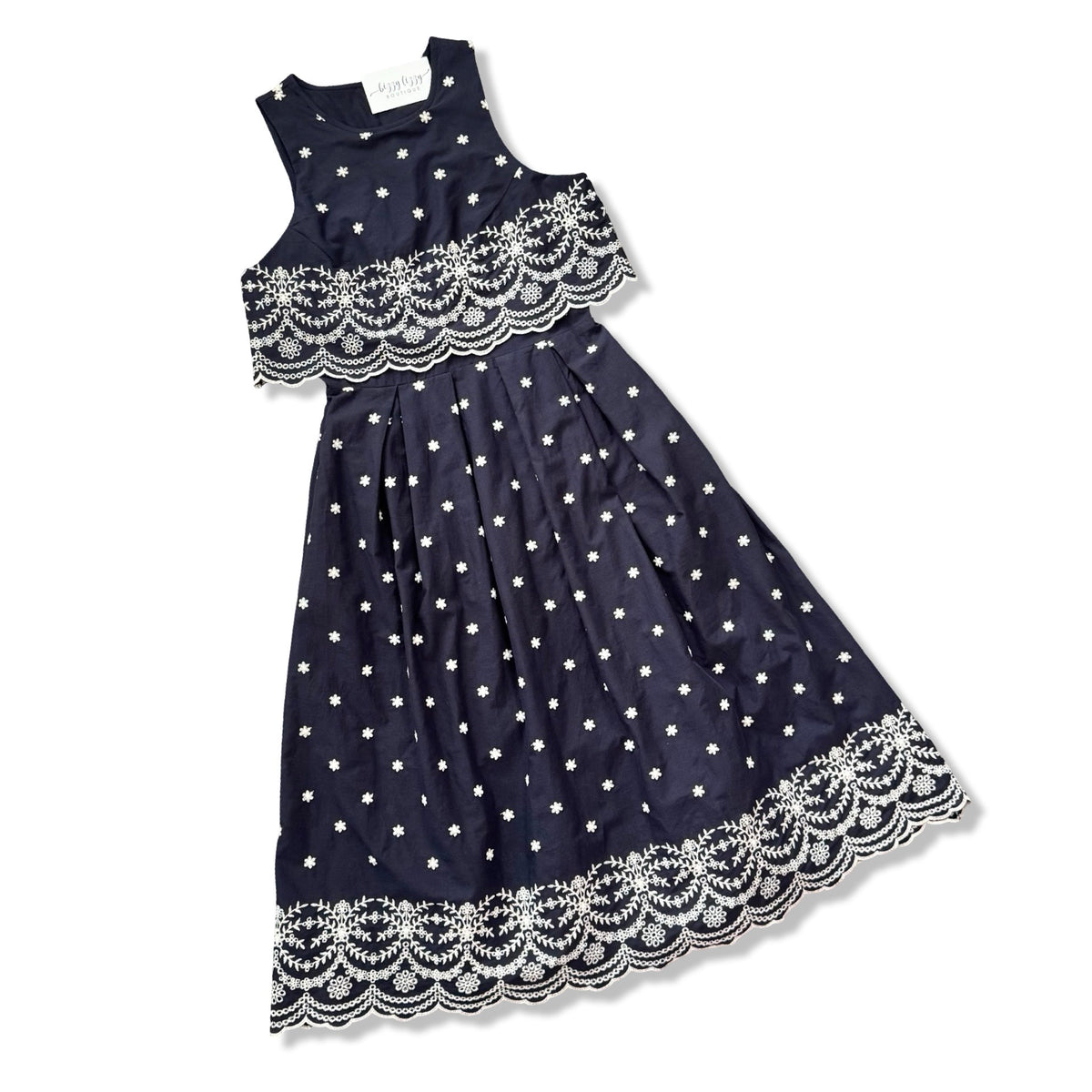 The Janie Dress - Navy
