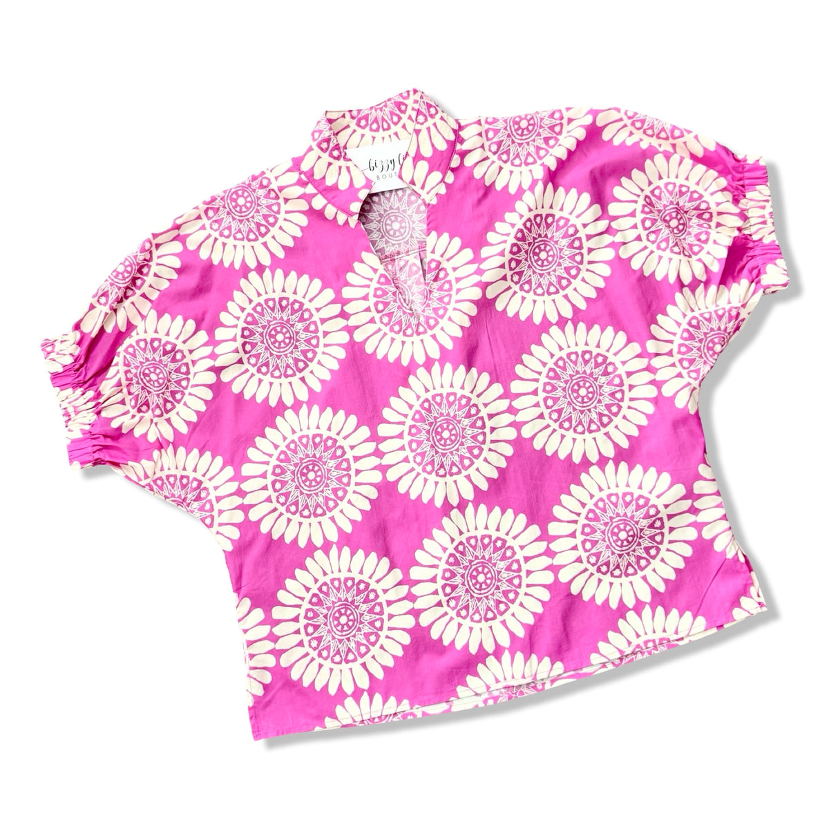 The Olivia Top - Hot Pink