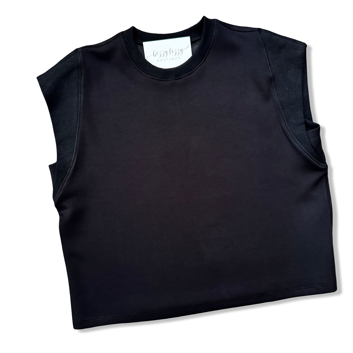 Entro Cap Sleeve Ecru Top Blanco Flat Lay Photo