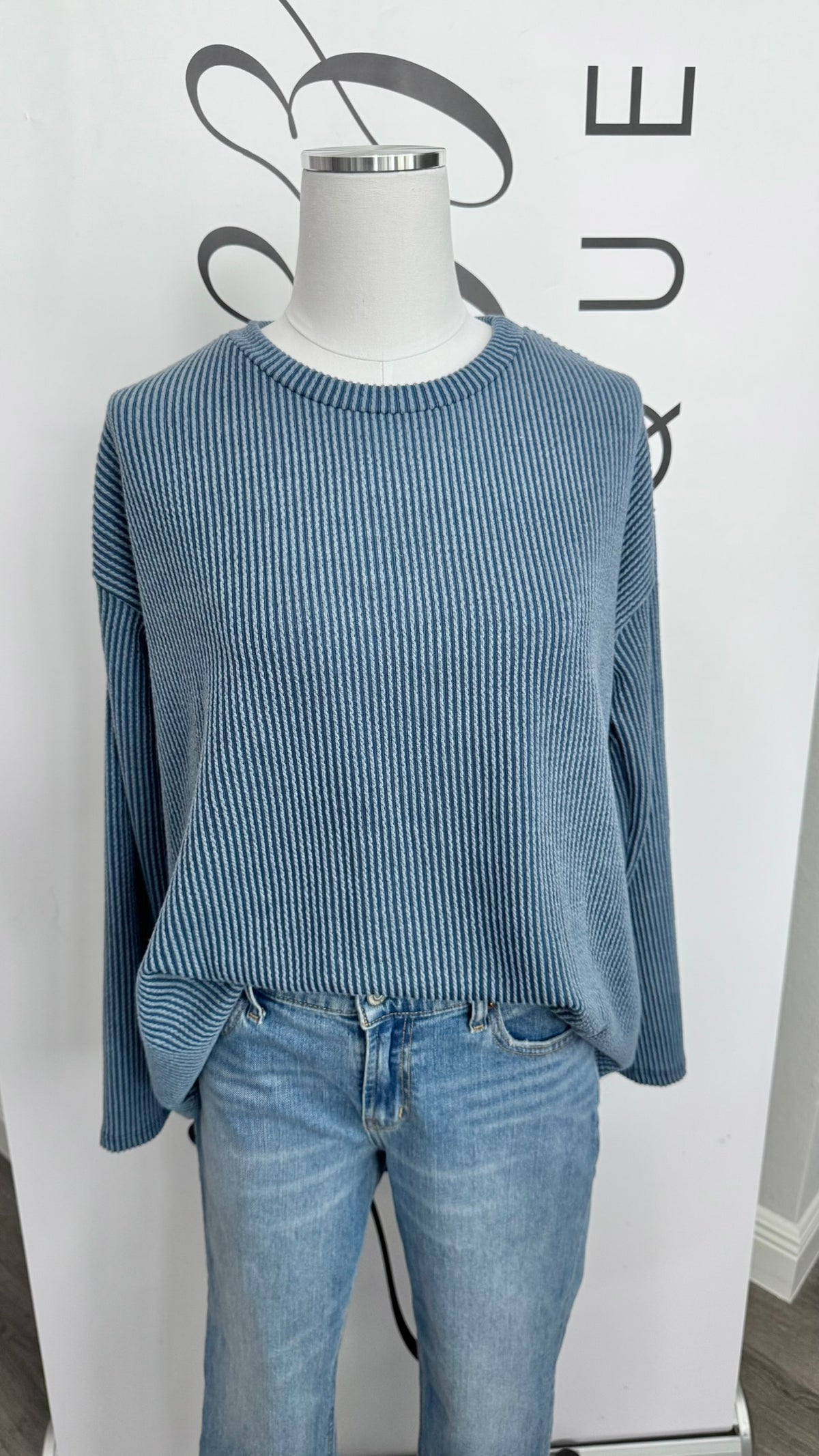 The Retreat Top - Blue