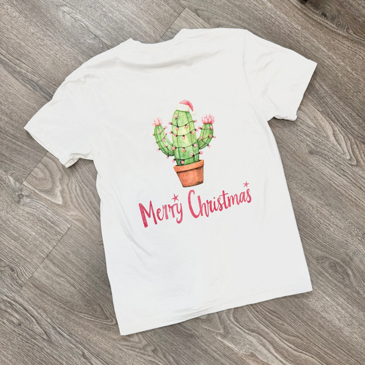 The Merry Christmas Cactus Tee - FINAL SALE