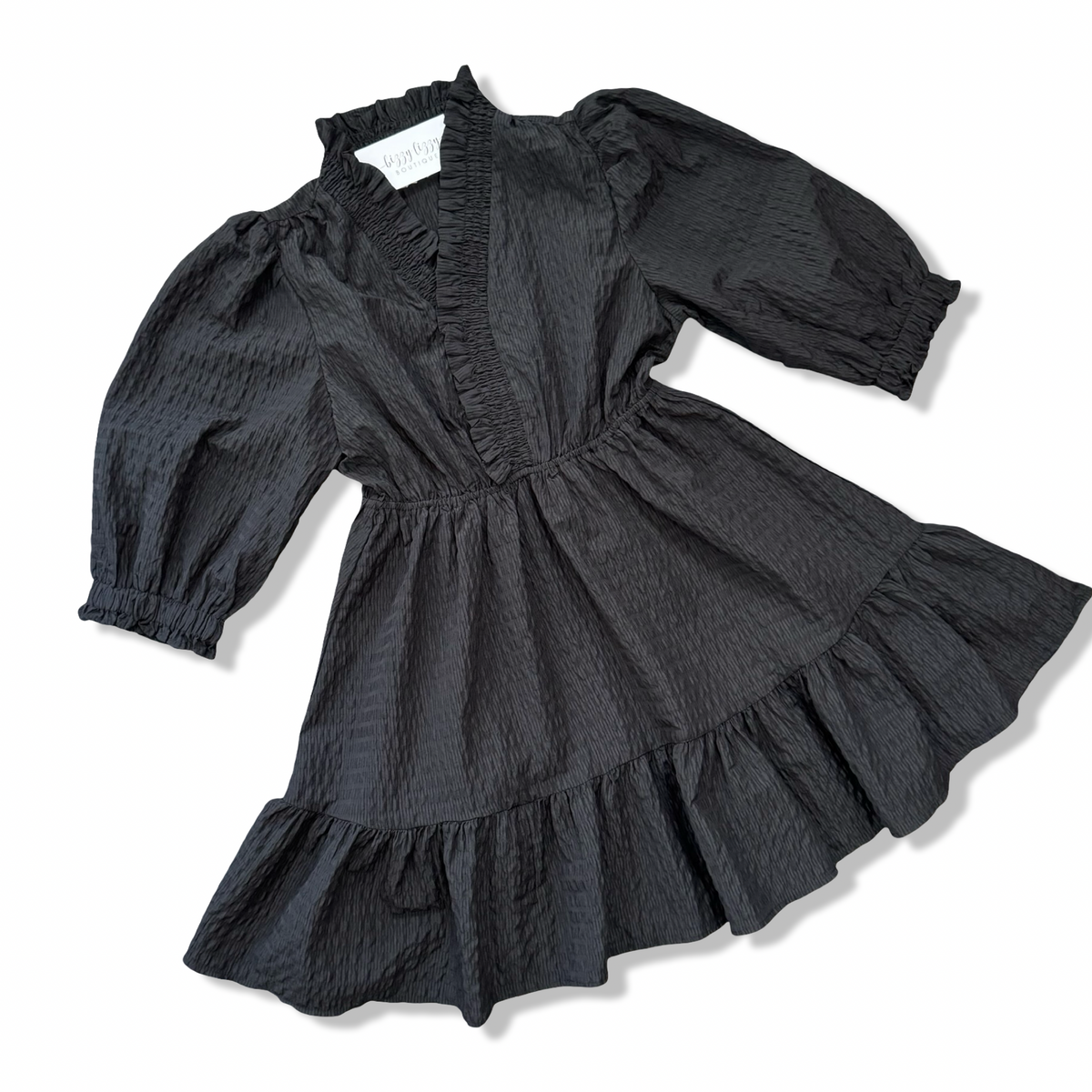 Hannah Little Black Holiday Dress Umgee