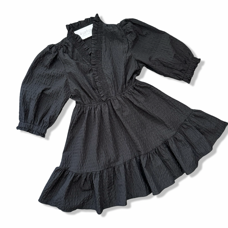 Hannah Little Black Holiday Dress Umgee