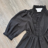 Hannah Little Black Holiday Dress Umgee Close Up Sleeve