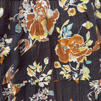 Kara Dress THML Black Floral Print