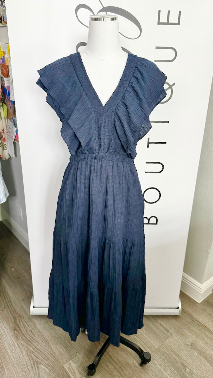 The Leigh Ann Dress - Navy - FINAL SALE