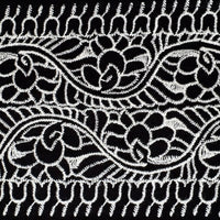 Natalie Entro Embroidered Top Black Embroidery Hem Detail