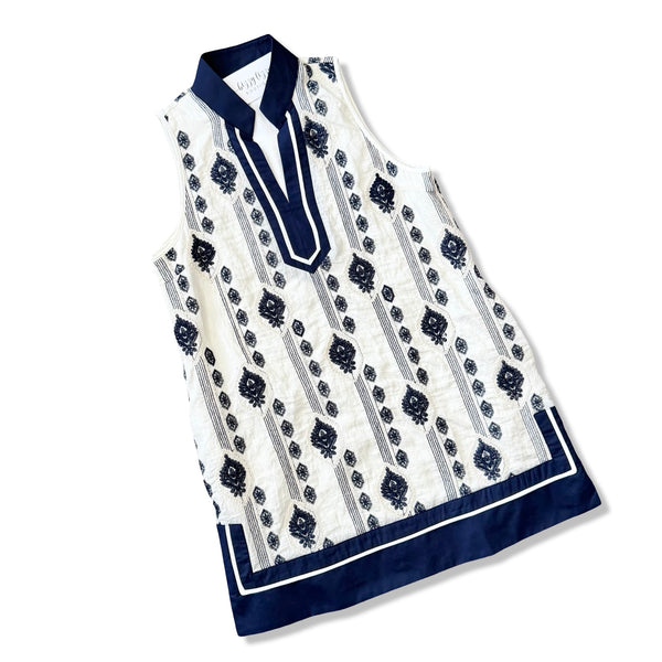 Navy Embroidered Umgee Dress Dane