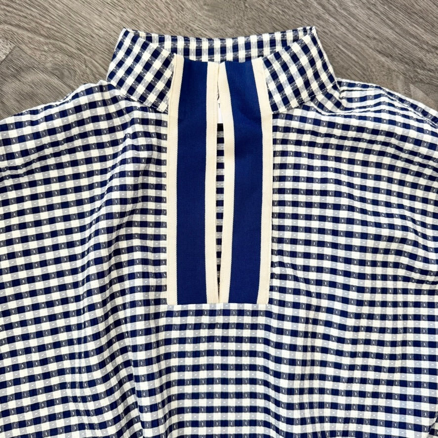 Perry Entro Gingham Top Collar