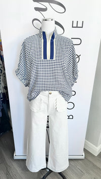 Perry Entro Gingham Top Mannequin 1