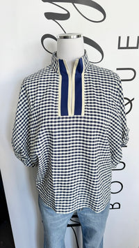 Perry Entro Gingham Top Mannequin 3