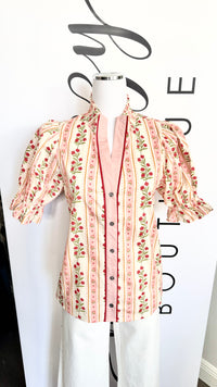 Sienna Floral Entro Pink and Red Top Mannequin