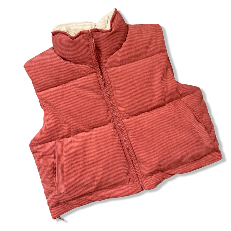 Standard Vest Burnt Orange Corduroy