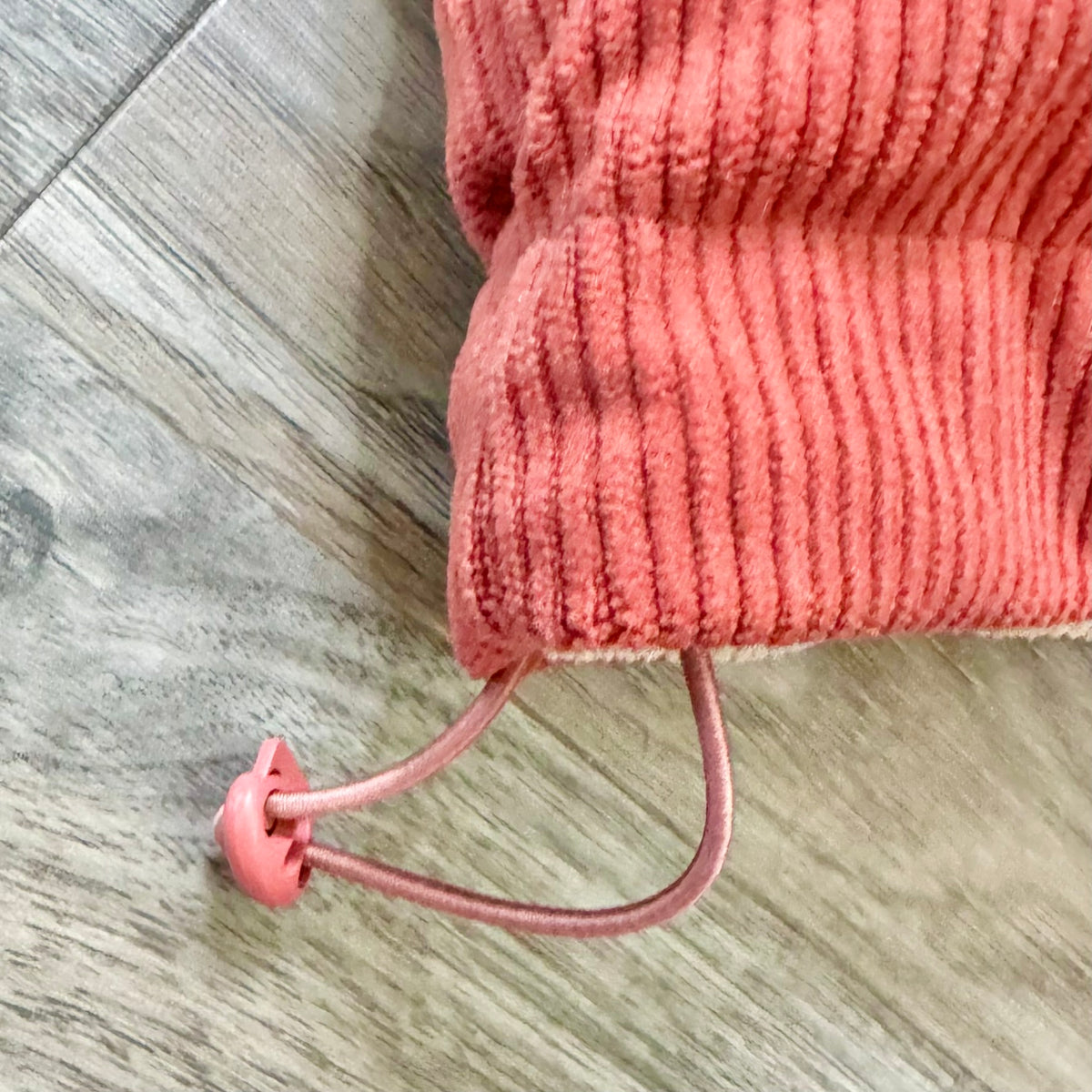 Standard Vest Burnt Orange Corduroy Cinch Pull