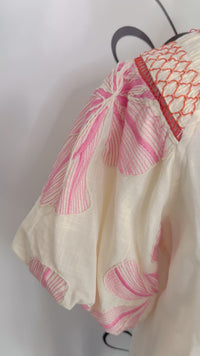 Renne Voy Top Floral Embroidery Cream  Video 1