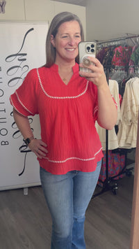 Coral Umgee Sweetheart Top Model Video