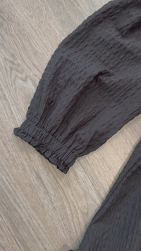 Hannah Little Black Holiday Dress Umgee Close Up Video