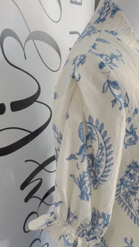 Lennon Blue Umgee Print Paisley Mannequin Video