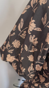 Chandler Top THML Black Tan Floral Mannequin Video