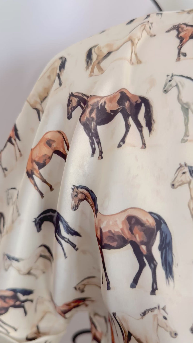Vanessa Dress Horse Print YeeHaw Cowgirl Mannequin