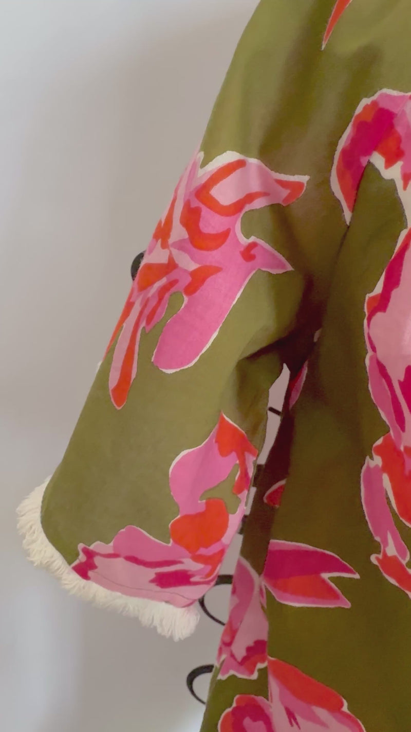 Olive Green Pink and Orange THML Top Mannequin Video